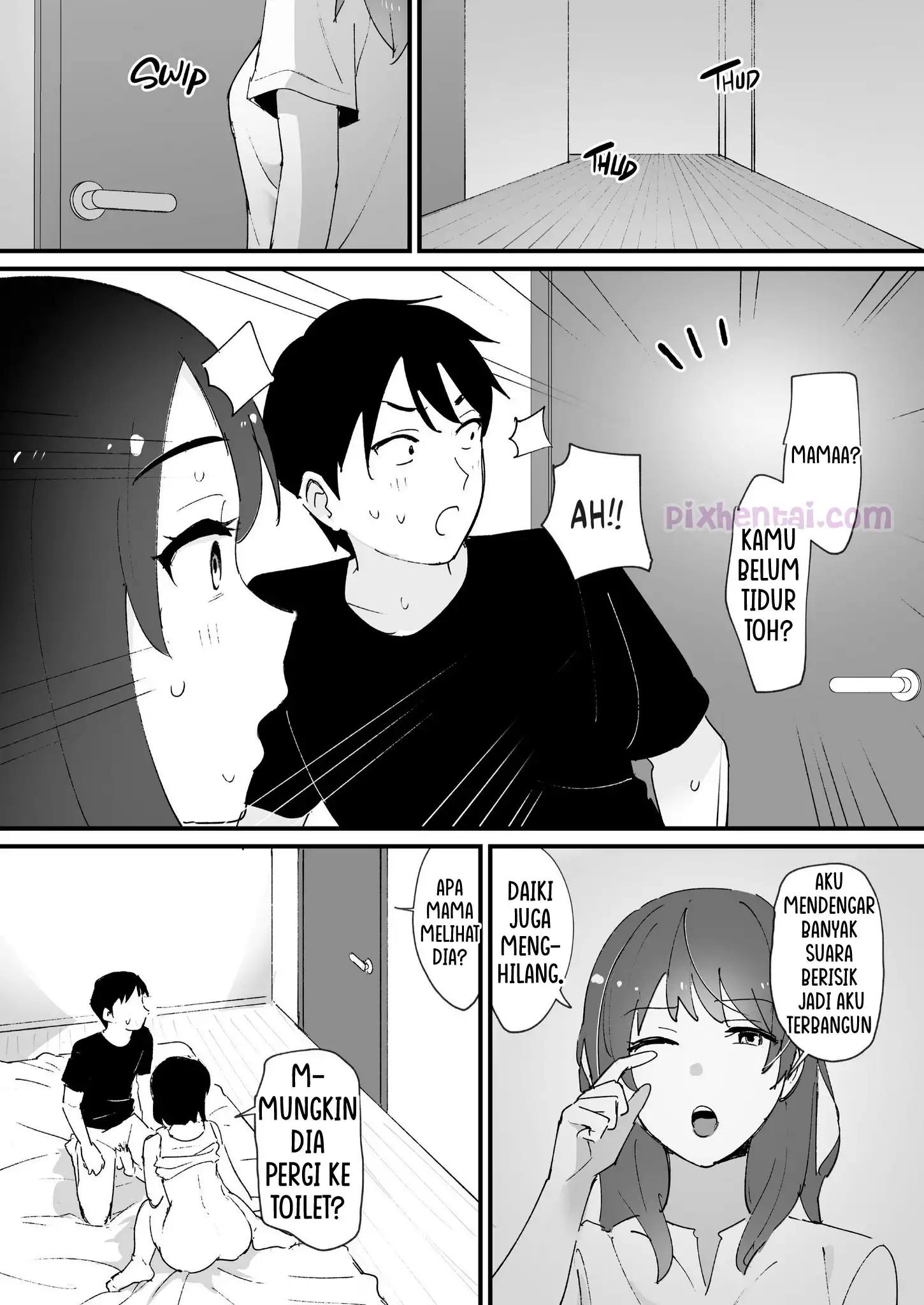 Komik hentai xxx manga sex bokep Give Me the Mom Instead Mamanya Pacar membantu meredakan Nafsu 55